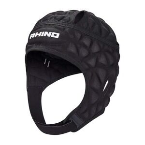 RHINO RUGBY Forcefield Pro Scrum Cap Head Guard in‎ Black - Size Large